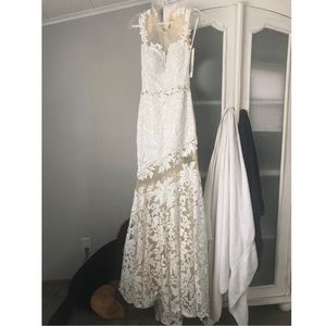 White Jovani Dress 21226